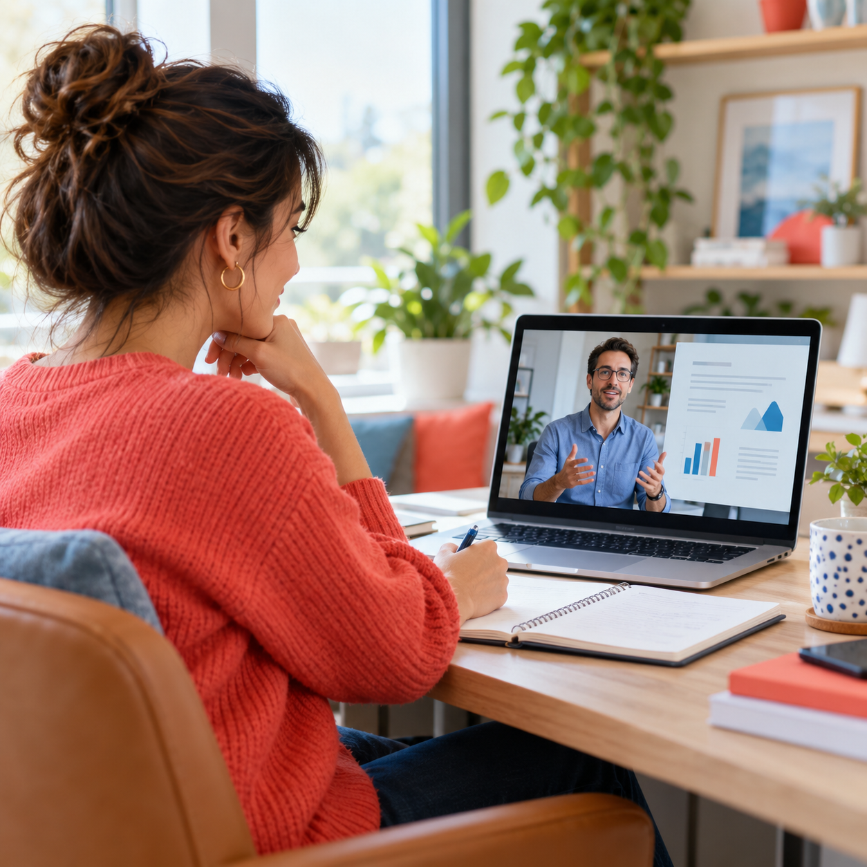 Learning from a home office